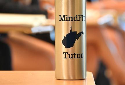 Water bottle with MindFit Tutor
